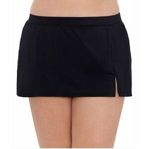 Bal Harbour Tummy Control Black Swim Skirtini Size 2X